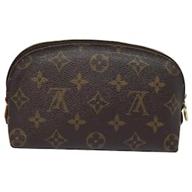 Louis Vuitton-LOUIS VUITTON Monogram Pochette Cosmetic PM Cosmetic Pouch M47515 LV Auth 82206-Monogram