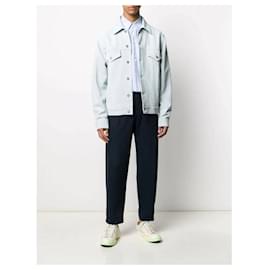 Gianfranco Ferré-Gianfranco Ferré Light Blue Cotton Shirt-Blue,Light brown
