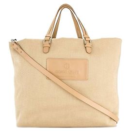 Borsa in tela beige Giorgio Armani - anni 2000 Beige