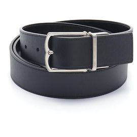 Cintura in pelle nera da uomo Bally Nero