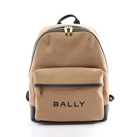 Bally-Bally Bar Treck Rucksack Backpack-Black,Beige