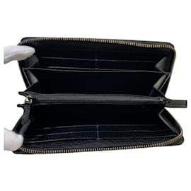 Gucci-GUCCI Animalier 523667 Long Wallet for Men-Black