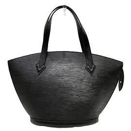 Louis Vuitton Epi Saint Jacques PM Handbag Black