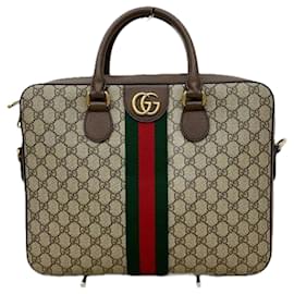 Gucci-Gucci Ophidia Briefcase-Brown