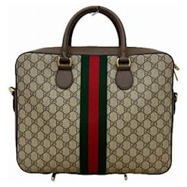 Gucci-Gucci Ophidia Briefcase-Brown