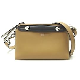 Fendi-Sac à épaule Fendi By The Way-Beige,Camel
