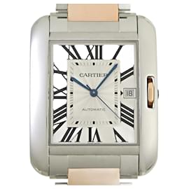 Cartier-Cartier Tank Anglaise Watch LM Men's Wristwatch W5310006-Other
