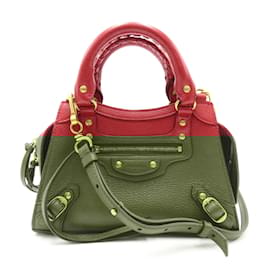 Balenciaga-Balenciaga Neo Classic City 2-Way Shoulder Bag-Red