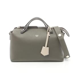 Fendi-Fendi By The Way Sac à main moyen-Marron,Noir
