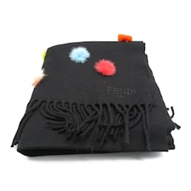 Fendi-Fendi Black Stole-Black