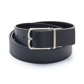 BALLY Men's Leather Belt Black
