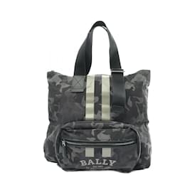 Bally-Bally Fallie Cam Tote Bag-Green