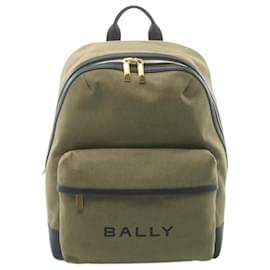 Bally-BALLY Bar Rucksack Backpack-Black,Khaki