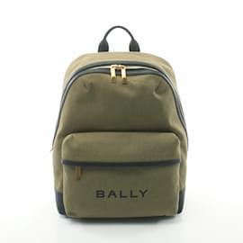 Bally-BALLY Bar Rucksack Backpack-Black,Khaki