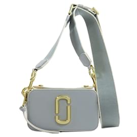 Marc Jacobs-Bolsa de Ombro Double J da MARC JACOBS para Mulheres-Marrom,Branco