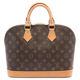 Louis Vuitton-Louis Vuitton Alma PM Monogram Handbag-Brown