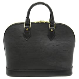 Louis Vuitton-Louis Vuitton Alma Noir Handbag-Black