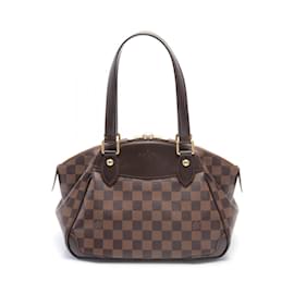 Louis Vuitton-Louis Vuitton Verona PM Damier Ebene Shoulder Bag-Brown