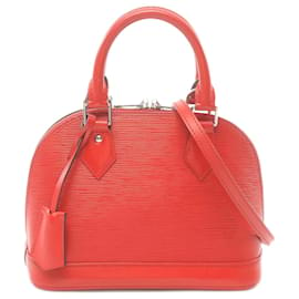 Louis Vuitton-Louis Vuitton Alma BB Handbag-Red