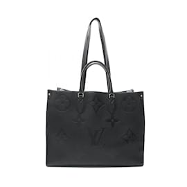 Louis Vuitton-Sac tote Louis Vuitton On the Go GM Monogram Empreinte Noir-Noir