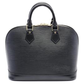 Louis Vuitton-Louis Vuitton Alma Epi Noir Handbag-Black