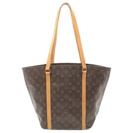 Louis Vuitton-Louis Vuitton Sac Monogram Tote Bag-Brown