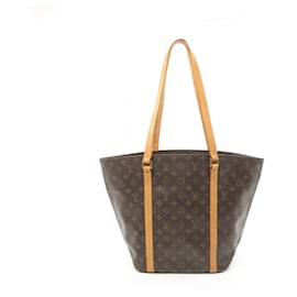 Louis Vuitton-Louis Vuitton Sac Monogram Tote Bag-Brown