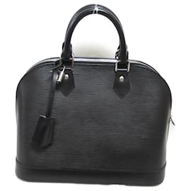 Louis Vuitton-Louis Vuitton Alma PM Handbag-Black