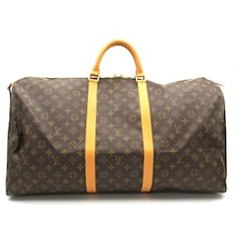 Louis Vuitton-Bolsa Boston Keepall 60 Louis Vuitton-Marrom