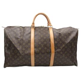 Louis Vuitton-Louis Vuitton Keepall 60 Boston Bag-Brown