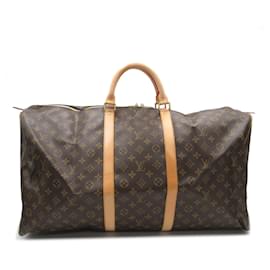 Louis Vuitton-Louis Vuitton Keepall 60 Boston Bag-Brown