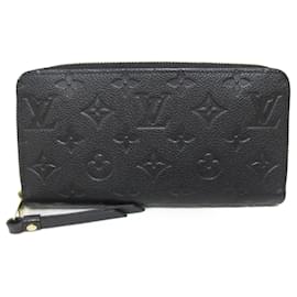 Louis Vuitton-Louis Vuitton Monogram Empreinte Long Wallet-Black