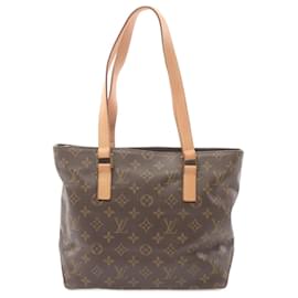 Louis Vuitton-Louis Vuitton Cabas Piano Monogram Shoulder Bag-Brown