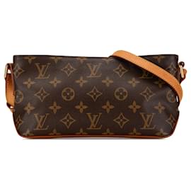 Louis Vuitton-Louis Vuitton Brown Monogram Trotteur-Brown