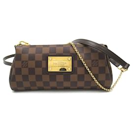 Louis Vuitton-Bolsa de Ombro 2 em 1 Louis Vuitton Eva-Marrom,Damier ebene