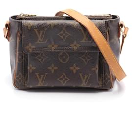 Louis Vuitton-Louis Vuitton Vivacite PM Shoulder Bag-Brown,Monogram