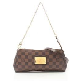 Louis Vuitton-Louis Vuitton Eva Damier Ebene Handbag-Brown