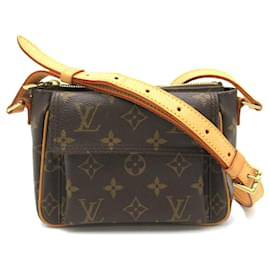 Louis Vuitton-Louis Vuitton Vivacite PM Monogram Shoulder Bag-Brown,Monogram