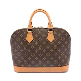 Louis Vuitton-Bolsa de mão Alma PM Monograma Louis Vuitton-Marrom,Monograma