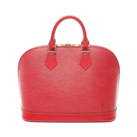 Louis Vuitton-Bolsa Louis Vuitton Alma-Vermelho