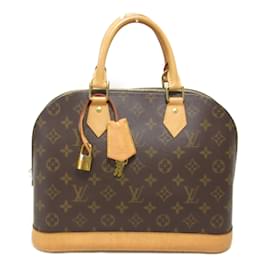 Louis Vuitton-Louis Vuitton Alma PM Handbag-Brown,Monogram