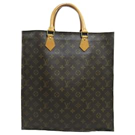 Louis Vuitton-Louis Vuitton Sac Plat Tote Bag-Brown