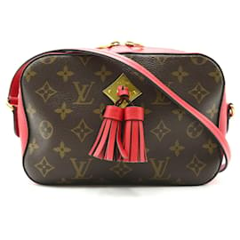 Louis Vuitton-Bolsa de Ombro 2 em 1 Louis Vuitton Santonge-Marrom,Vermelho