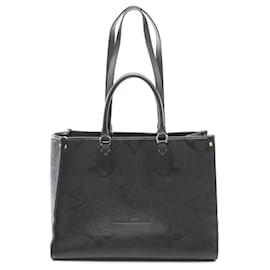 Louis Vuitton-Sac tote Louis Vuitton On the Go MM Monogram Empreinte Noir-Noir