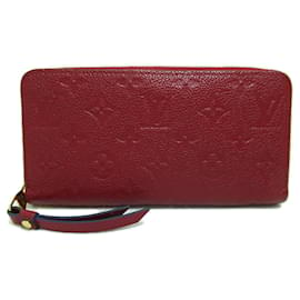 Louis Vuitton-Louis Vuitton Red Monogram Empreinte Long Wallet-Red