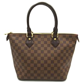 Louis Vuitton-Louis Vuitton Saleya Handbag-Brown,Damier ebene