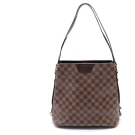 Louis Vuitton-Louis Vuitton Cabas Rivington Damier Ebene Shoulder Bag-Brown