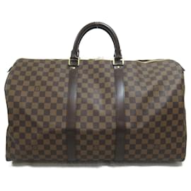 Louis Vuitton-Louis Vuitton Keepall 50 Boston Bag-Brown