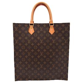 Louis Vuitton-Louis Vuitton Sac Plat Tote Bag-Brown