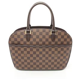 Louis Vuitton-Louis Vuitton Saria Horizontal Damier Ebene Handbag-Brown